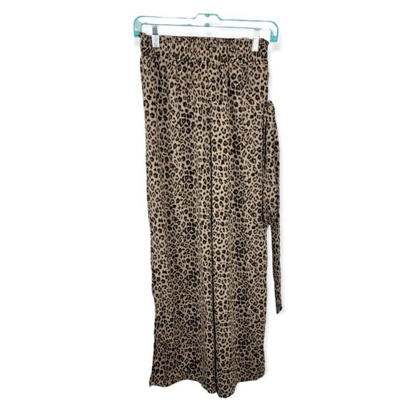 Petal And Pup Womens Size 4 Wide Leg Cheetah Leopard Pants - Picture 1 of 7